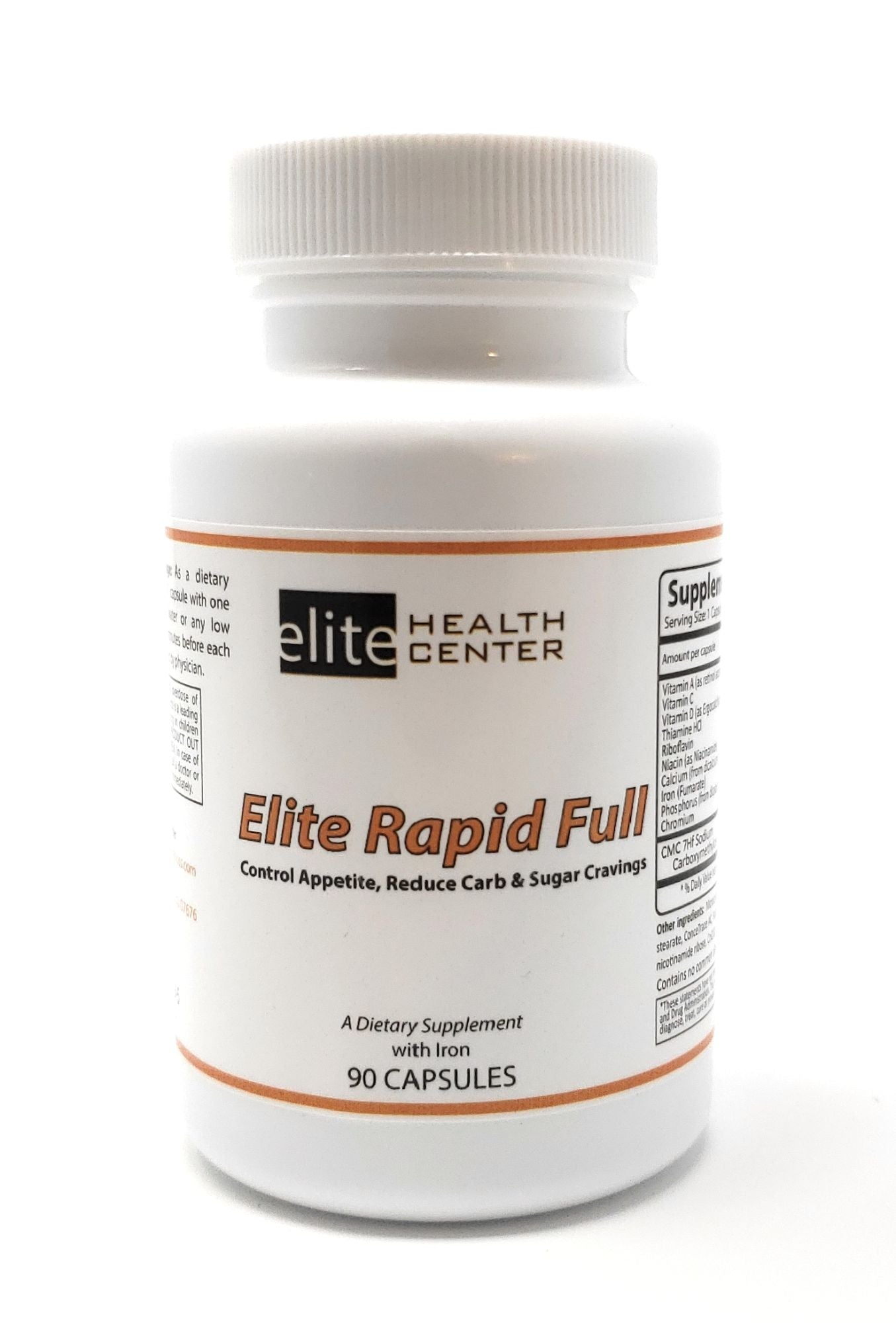 Elite Rapid Full- Appetite and Craving Control -90 Capsules
