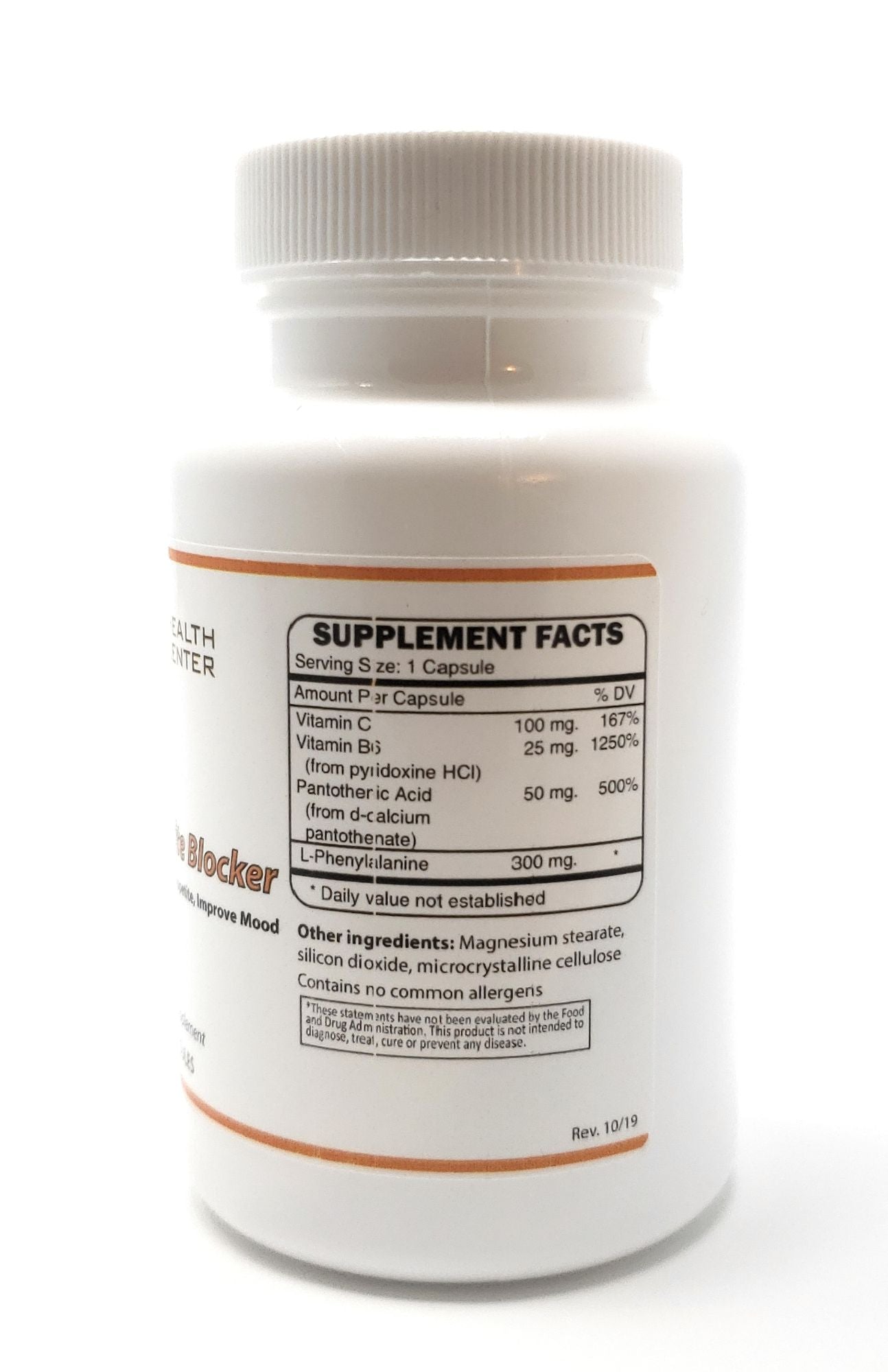 Elite Appetite Blocker - Boosts Metabolism, Curbs Appetite and Mood Enhancer - Stimulant Free - 90 Capsules