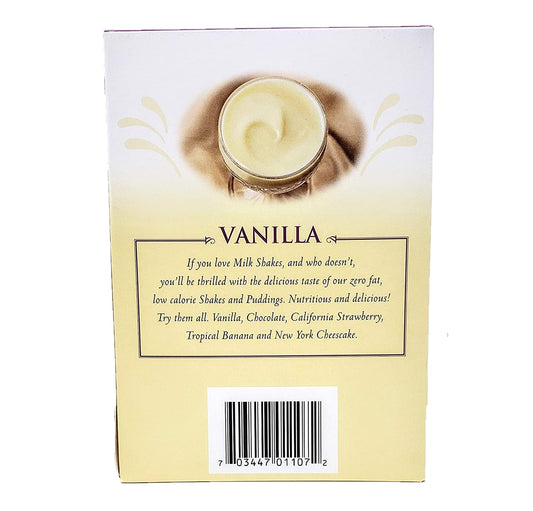Elite Health Center- Vanilla Protein Shake & Pudding Mix, low calorie, 15g protein per pack- (pack of 7)