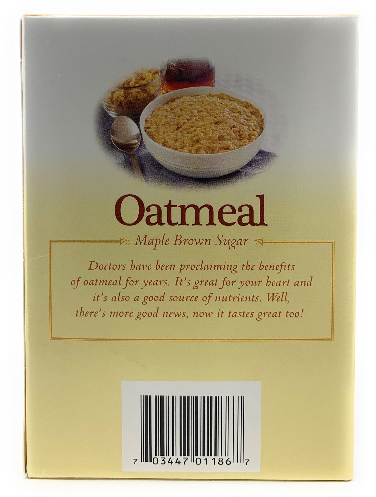 Elite Health Center- Maple Brown Sugar Oatmeal, high protein, 100 calorie, low fat (7 packs/box)