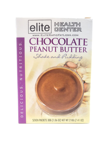 Chocolate Peanut Butter Protein Shake & Pudding Mix,  15g Protein, (Pack of 7)