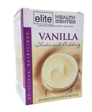 Elite Health Center- Vanilla Protein Shake & Pudding Mix, low calorie, 15g protein per pack- (pack of 7)