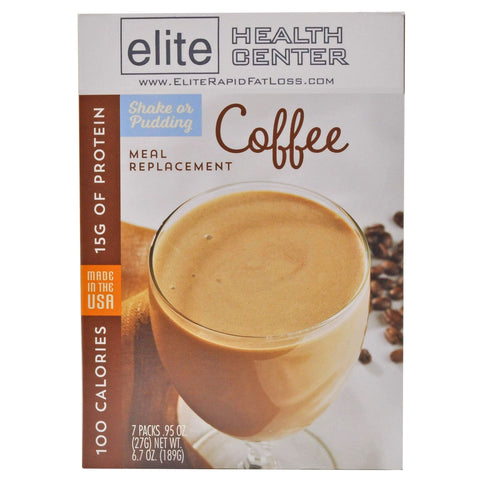Coffee Protein Shake & pudding Mix, Low Carb, Low Sugar, Gluten Free, 15g Protein, .95 Ounce (Pack of 7)