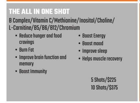 All in one Vitamin Shot- Package of 10